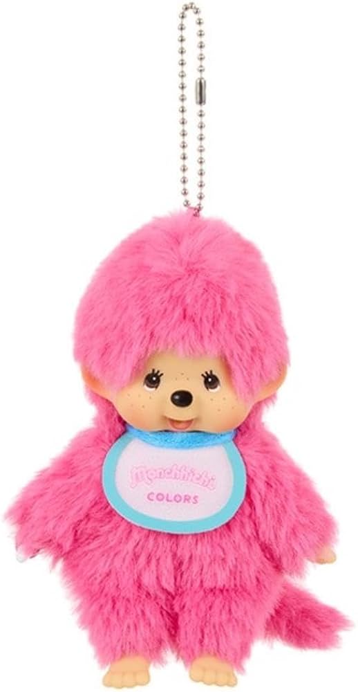 セキグチ　モンチッチ　ラメ入り　ピンク　ぬいぐるみ　マスコット セキグチ モンチッチ ラメ入り ピンク ぬいぐるみ マスコット